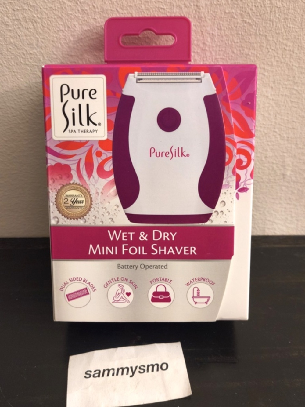 Pure silk wet & dry mini foil hair shaver leg & body shaver - Brand New